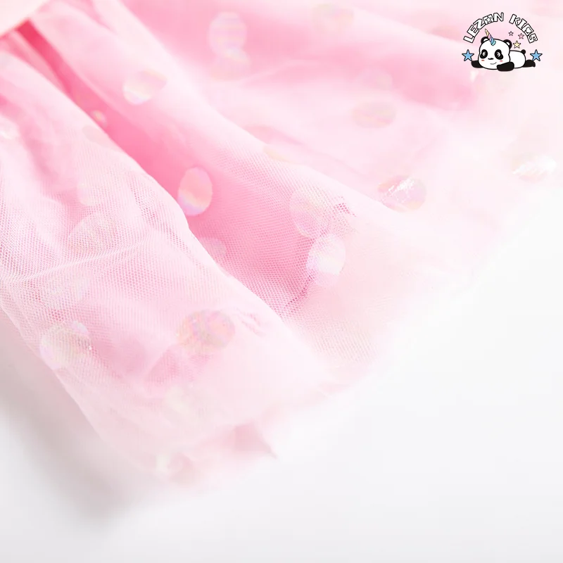 LEZONKIDS - 2024 Most Popular Customize Kid Clothing Lovely unicorn Rubber Print Sweatshirt Girls Dress
